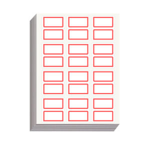 deli | Self-adhesive Waterproof Blank Label Paper for Handwriting Notes Name Tags Number Tags Price Stickers and Hand Account