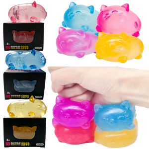 Schylling Maltose Cat Decompression Toy Non Stick Odorless Non-toxic Fun Toy NeeDoh Pressure Relief Tool for Adults Students