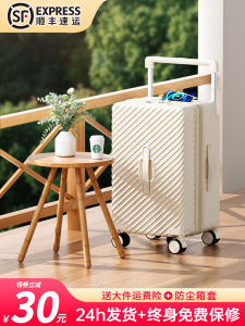 Gunicca Durable Luggage Handle Suitcase Womens 2025 New Travel Bag Five Wheels Password Box Fashionable Hardshell Polyester