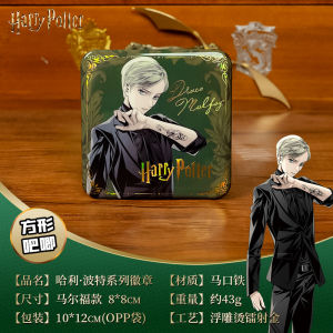 Harry Potter Marauders Map Character Pin Badge Luna Malfoy Hermione Birthday Gift Iron Material Collectible Cartoon Pendants