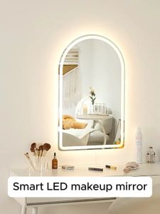 Arched 3 Colours 50*150cm Full Body Mirror Dressing Mirror LED Mirror with light Decorative Wall Mounted Lighting Smart Bathroom Dresser Beauty Makeup Mirror