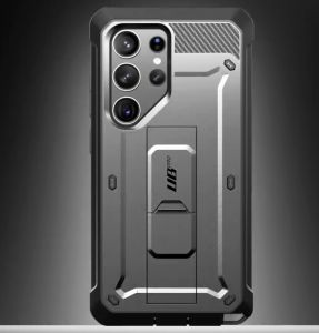 SUPCASE Unicorn Beetle Pro Case for Samsung Galaxy S22 Ultra 5G 2022 Release Extra Front Frame Full Body Dual Layer Rugged Belt Clip & Kickstand Case with Built in Screen Protector