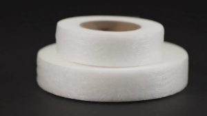 64m White Non-woven Adhesive Fabric Cloth Tape Iron-On Clothes Sewing Turn up Hem Double-Sided Liner