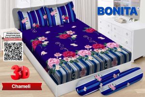 (BISA COD)SPREI BONITA DISPERSE 3D UKURAN 180*200 CM DIJAMIN BARANG ORIGINAL