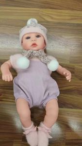 Reborn Baby Doll Clothes for 45cm Dolls Sweater Dress Baby Dolls Clothes Accessories Fashion Reborn Doll Dress Up Accessories 