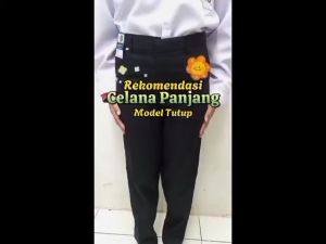Celana hitam HW Celana Panjang Sekolah SMP SMA