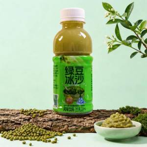 Cooling Summer Beverage Green Mung Bean Slush