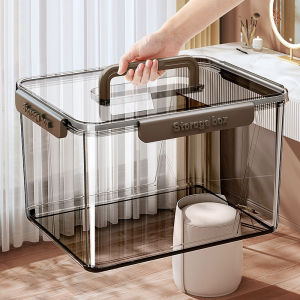 BAPNP | Large Capacity Thickened Transparent Storage Box Hand Carry