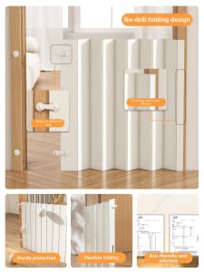 AOMADUN | PVC Indoor Foldable Pet Barrier No-drilling Customizable