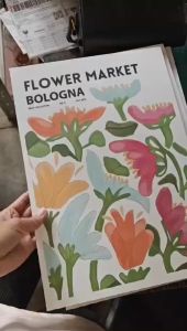 Matisse Flower Market Wall Decor Wooden Hanging Minimalist Boho Nordic