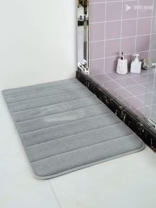 พรมเช็ดเท้า ผ้าเช็ดเท้า 60x40 CM พรมกันลื่น พรมดักฝุ่น พรมเช็ดเท้าห้องน้ํา พรหมเช็ดเท้า