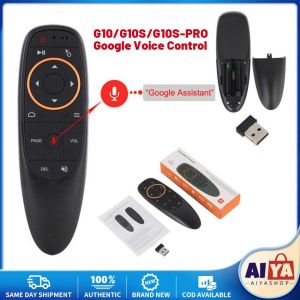 G10S Pro Voice Control Air Mouse with Gyro Sensing Mini Wireless Smart Remote Backlit For Android tv box PC PK G10 G20 G20S G50S