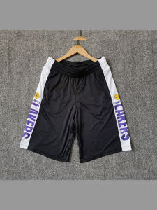 Mens Basketball Shorts American Style Thin Quick Dry Sport Pants Large Size Lake Lakers Summer 2024 Short Length Sportswear