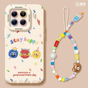 Silicone Phone Case for Xiaomi 17 pro 13 Ultra 12 pro Max 14 Youth Version Cute Monster Design Full Cover Anti-Fall Womens Style