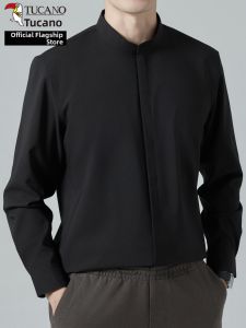 TUCANO | Stylish Casual Mandarin Collar Long Sleeve Shirt