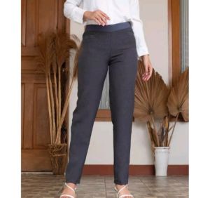 CELANA DASAR FORMAL KERJA KANTOR WANITA RESLETING/KARET UKURAN KECIL SAMPAI JUMBO S - M - L - XL