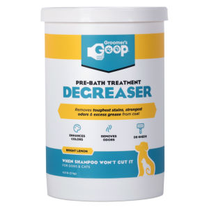 Goop Pet Care Cat Oil Removal Cream Dog Bathing Liquid Lemon Fragrance Cleanse Oil Control for Oily Skin Multi-Haired Pets