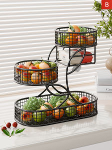 evesigar | Luxurious Home Snack Storage Drainage Fruit Tray