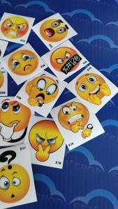 Sticker Emoji Latex Print Sticker Emoji Waterproof