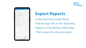 NGTeco Cloud-Based Face+Fingerprint+Card Attendance Machine Time for Employees 2.4G WiFi App TC7