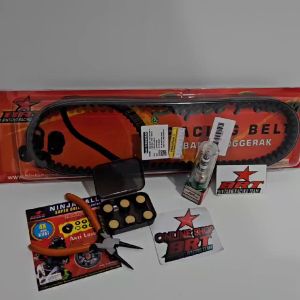Paket Kirian 7 VBelt Roller Ninja Ball & Busi BRT Mio