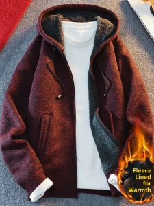Warm Knit Sweater Jacket for Men