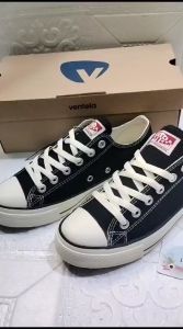 Promo sepatu Ventela Ethnic low Black natural/sepatu sekolah kerja.kuliah.olah raga ria dan wanita