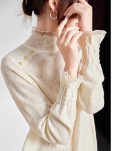 Elegant Fashion Sweater Half-turtleneck Versatile