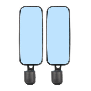2pcs Motorcycle Modified Aluminum Rearview Reverse Side Mirrors Anti-Glaring Motorcycle Square Rearview Mirror