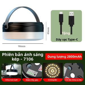 GUANGMINGDAJIANG | Đèn Lồng Đèn Không Khí Dùng Pin Dài