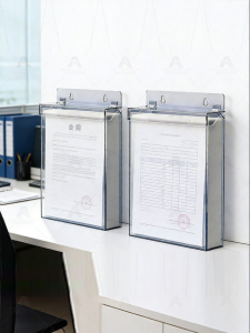 RUIKELAIXIANG | Dustproof Waterproof Rainproof A4 Document Box Clear Flip Top