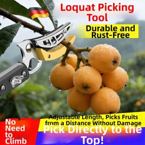 Multifunctional Fruit Picking and Pruning Scissors Extendable Pole