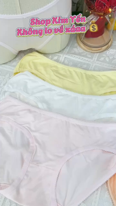 Sét 10 Quần Lót Nữ -Quần lót Cotton 46-56 kg Co Giản Thoán Mát Thấm Rút Mồ hôi (Hàng loại 1)Dùng cho các bạn trẻ học sinh sinh viên đều mặc vừa.