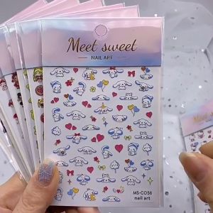 Stiker Kuku Anak Karakter Sticker Nail Art Motif Cartoon Anime Manicure Decal Sanrio Kuromi Melody