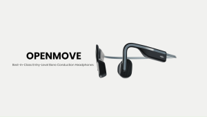 Shokz S661 OpenMove Bone Conduction Bluetooth Headphones | 6-Hour Battery Life | USB-C Charging Port | IP55 Sweatproof (Against Splashing Water)--Blue 防汗长续航