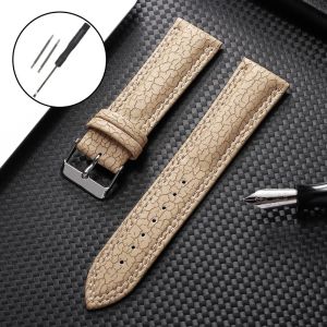 Leather Strap 18/20/22mm Crack Pattern Soft Retro Watch Band for Omega Bracelet Accessories Universal Waterproof Sport Wristbelt
