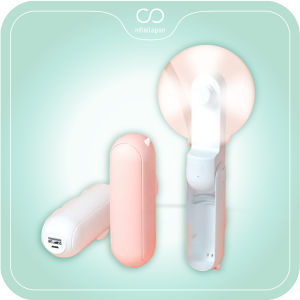 Kipas Angin Portable Powerbank Dapat Digunakan Sepanjang Hari | Mini Fan+Power Bank 2 in 1 USB | INFINILAPAN