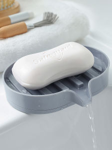 Mini Double Layer Drainage Soap Holder Bathroom Organizer Anti Slip No Drilling Required Suction Cup Soap Tray Storage Rack