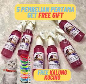Penghilang Bau Pesing Kucing Parfum Kandang Lavender 100ML
