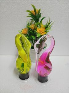 promo 2pcs hiasan pajangan lemari kaca