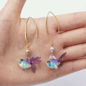 1pc Acrylic Goldfish Strawberry Shape Charms Beads Pandents For DIY Jewelry Earring Jewelry Making Necklaces Accessories