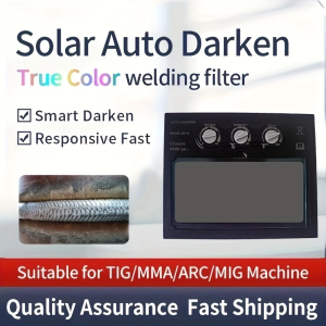 LI battery solar auto darkening/shading welding filter lens for the True color welding mask and welding helmet