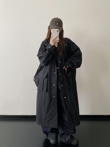 Áo Khoác Trench Coat Dài Phong Cách Minimalist Thoáng Mát