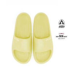 Aerostreet 36-41 Ceilo Matcha - Sandal Sendal Selop Slip On Casual Pria Wanita Aero Street AACAA