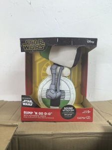Hasbro | Star Wars Film D-O Robot Bump Sound Actived Spins Speeds Around Electric Action Plush Stuffed Toy Christmas Gifts