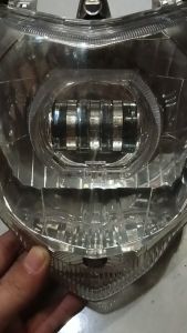 LAMPU DEPAN DAYMAKER BILED MOTOR BYSON OLD SUPER TERANG RETROFIT