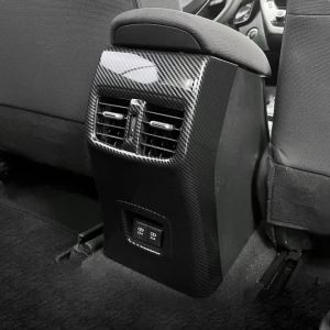 Ốp Che Hộp Tỳ Tay Xe Hơi ABS Carbon Dành Cho Toyota Corolla E210 2019-2025 Viền Cửa Gió Điều Hòa Phía Sau Phụ Kiện Trang Trí Nội Thất
