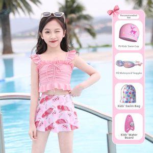 Child Summer 2024 New Fresh Style Girls Swimsuit