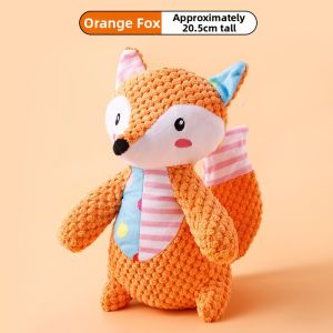 petlimit | Sound Making Bite Resistant Teething Plush Puppy Toy