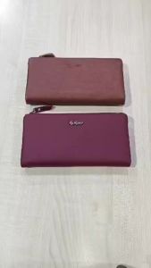 Kickers Premium Cow Leather Long Bifold with Zipper Coin Pocket & Multi-Card Slots Free Eject Pin